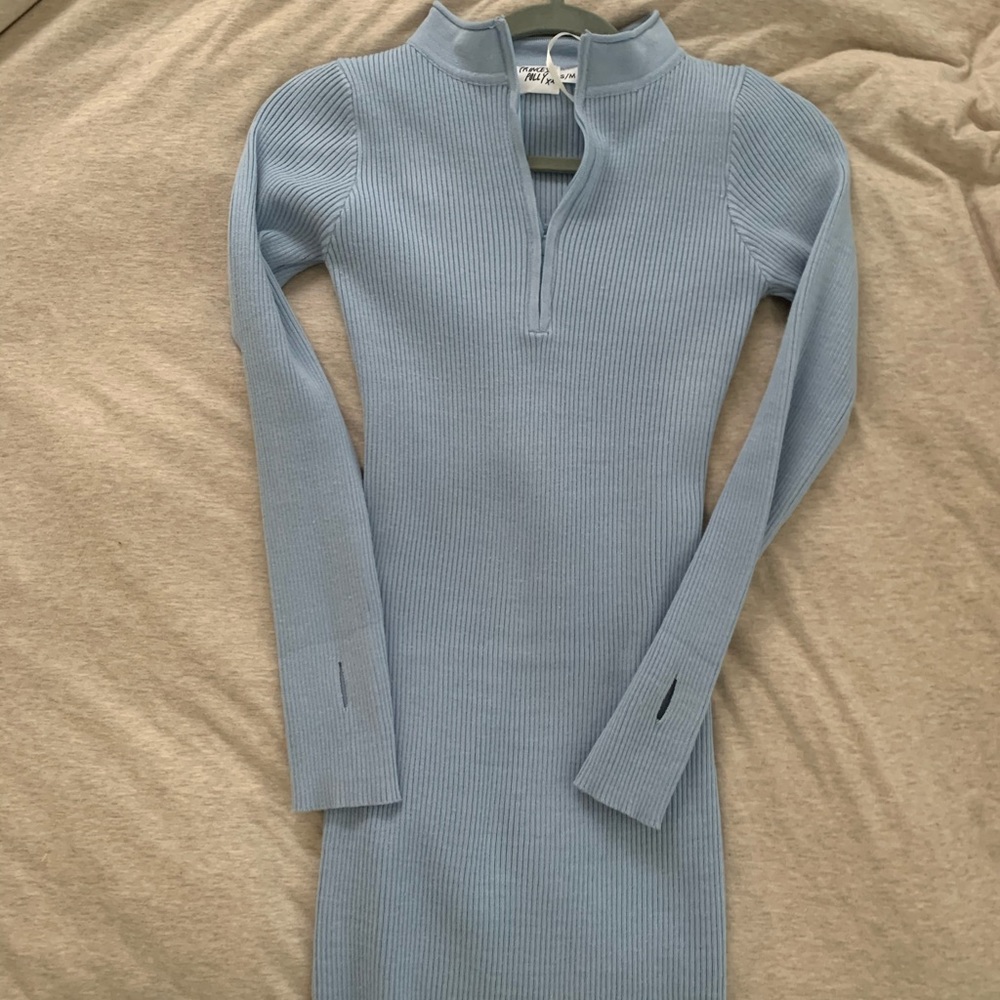 Princess Polly baby blue mini dress